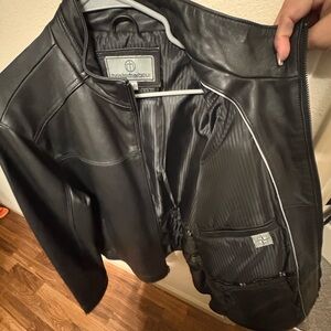 Men's Black Leather Jacket